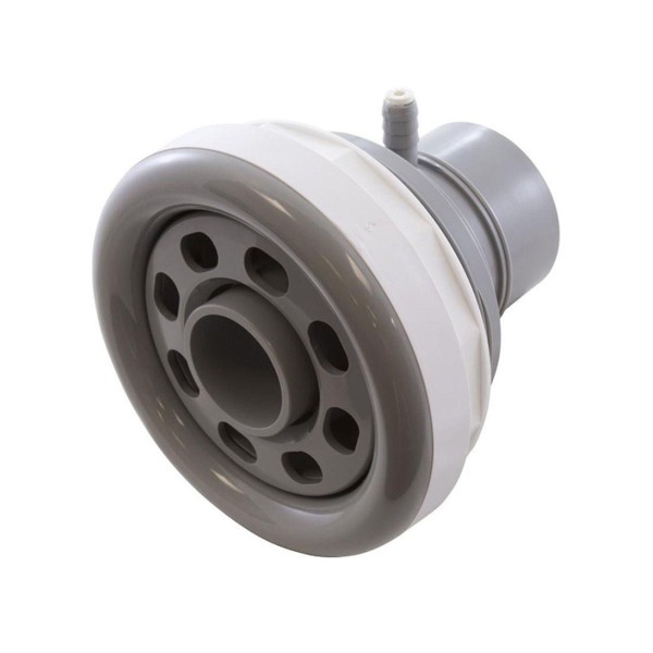Jet Assembly, HydroAir Cloudburst, Multi-Port, 2"Spg Water x 3/8"B Air, Grey : 10-8310-GREY