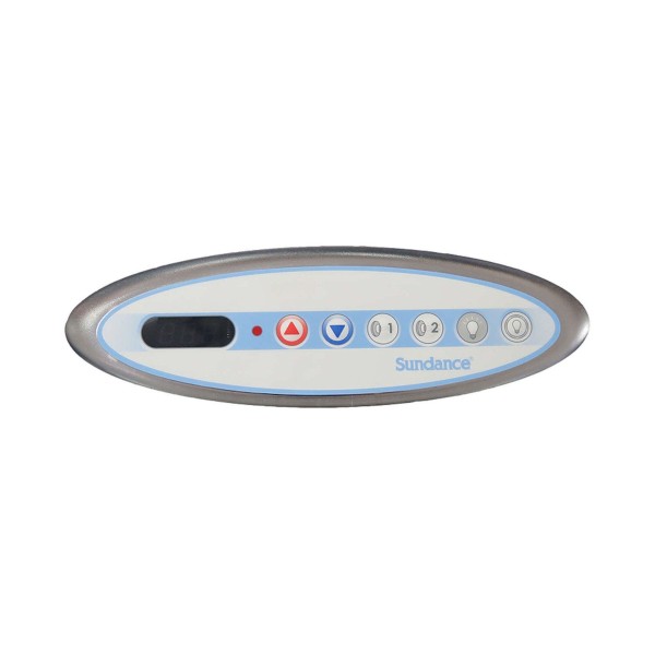 Spaside Control, Sundance 780,6 Button, 2-Pump, Oval Spa Side Panel, 2007+ : 6600-880