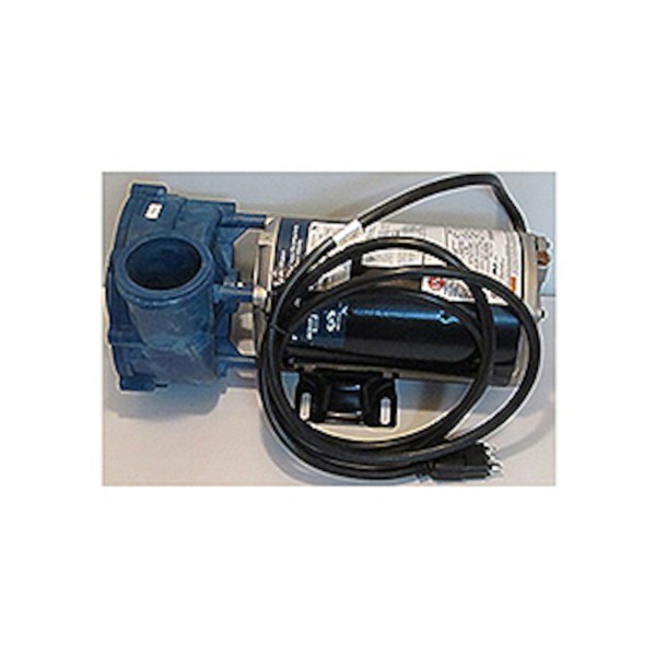 Pump, Gecko, 2014, 3Hp-115V-48Fr-2Spd, Blue W/E, 8 Ft In. Link, Unions : 06614009-2370