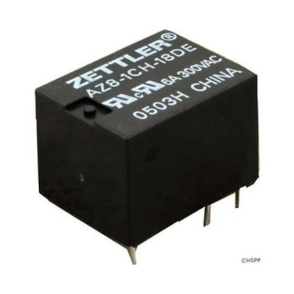Relay, T90 Style, 18 VDC Coil, 6 Amp, SPDT, PCB Mount : AZ8-1CH-18DE
