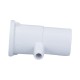 Jet Body,WATERW,Oz/ClusterNon-Adj3/8"SB Air x 1/2"SWater,Straight Body,1"Hole Size : 211-0380