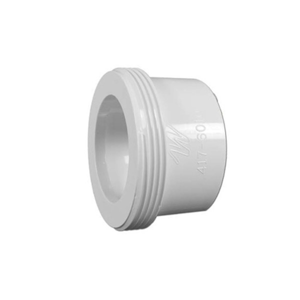 Tailpiece, Union, Waterway, 2-1/2"MBT x 2-1/2"S, No O-Ring Groove : 417-6010