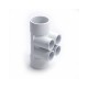 Manifold, PVC, Waterway, 1-1/2"S x 1-1/2"S x 4 3/4"S Ports : 672-4180