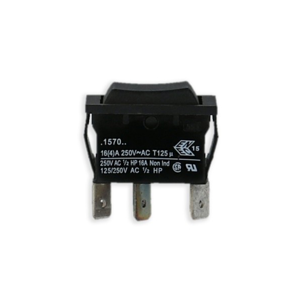 Switch, Rocker, DPDT, 15 Amp @ 230V, 20 Amp @ 115V : RK2-2