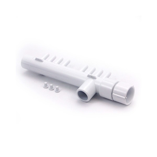 Manifold, PVC, Waterway, 1"S x 1"Spg x 1" spg x 8 3/8"SB Ports w/ 3 Plugs : 672-4370