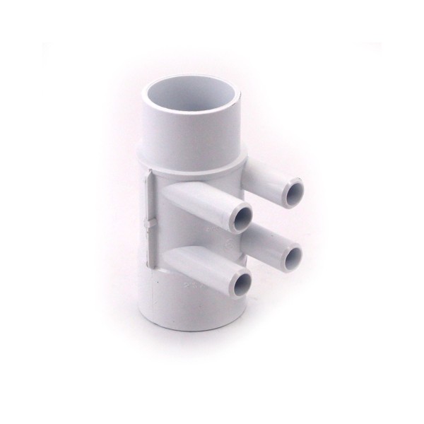 Manifold, PVC, Waterway, 2"S x 2"Spg x 4 3/4"SB Ports : 672-4160