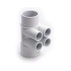 Manifold, PVC, Waterway, 2"S x 2"Spg x 4 3/4"S Ports : 672-4200