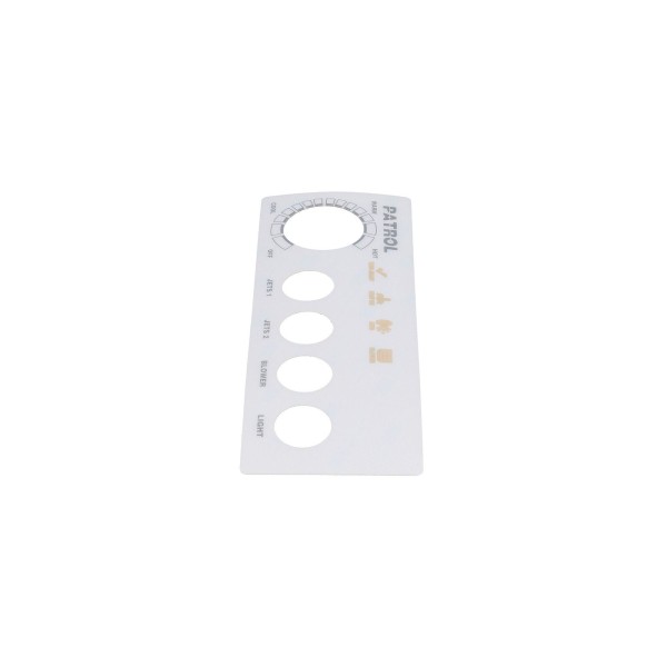 Overlay, Spaside, Presair Patrol, 4-Button, No Display, For S46010100 & S46010100-240 : 618-4