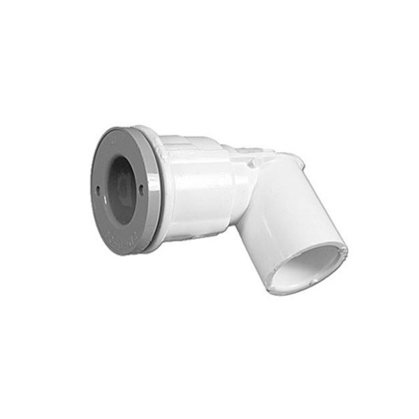Jet Body,WATERW,Adjust Cluster,Ell,Gray,Incl:Nozzle & Wall Ftg,Less Gasket P/N 711-9870,1"Hole Size : 212-0737