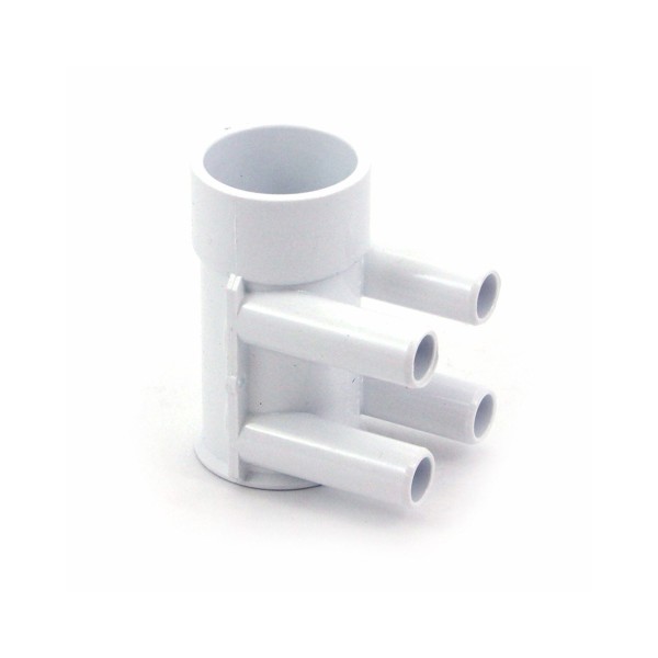 Manifold, PVC, Waterway, 1-1/2"S x Dead End x 4 3/4"SB Ports : 672-4960