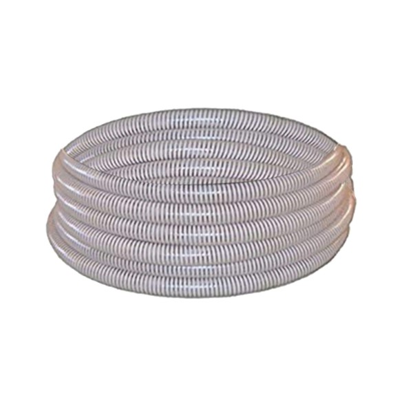 Tubing, Vinyl, Clear/White Reinforced, Waterway ShurGrip, 3/4", 5' Roll : 130-0110B-5