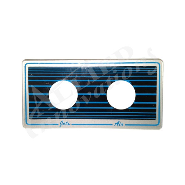 Overlay, Spaside, Spa Builders, Blue/Black, 2-Button, Air -Jets : 3-15-0055