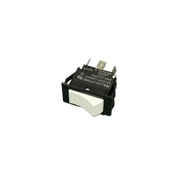 Switch, Rocker, DPDT, 6 Terminals, 20 Amp : 34-0022