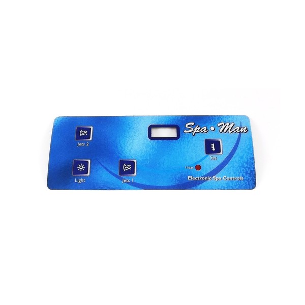 Overlay, E5-2, Sv501, 2 Pump, Spa Man Logo : 11626