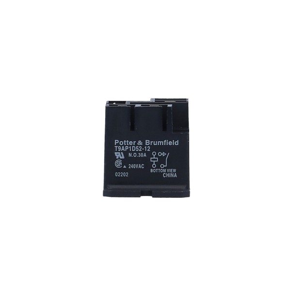 Relay, T9A Style, 12 VDC Coil, 30 Amp, SPST : RL602366