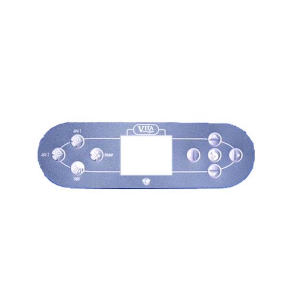 Overlay, Vita Spa, TP800, 9-Button, Jet-Jet-Light-Blower : 109263