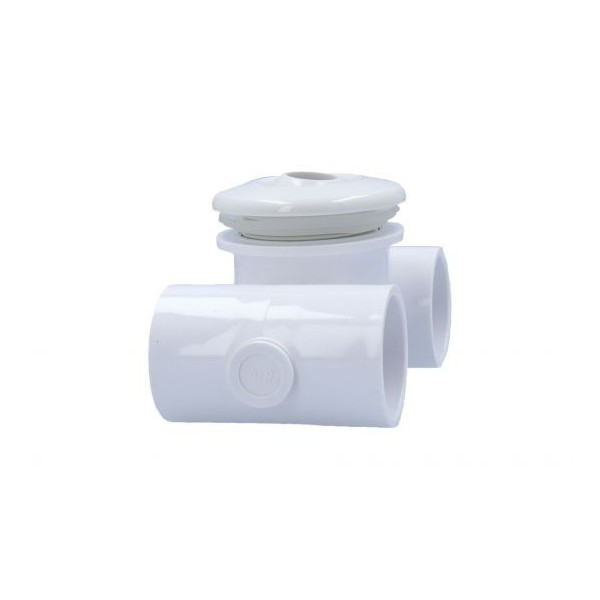 Jet Assembly, HydroAir Hydro-Jet, Standard, 1-1/2"S Water x 1-1/2"S Air, Black : 10-5100