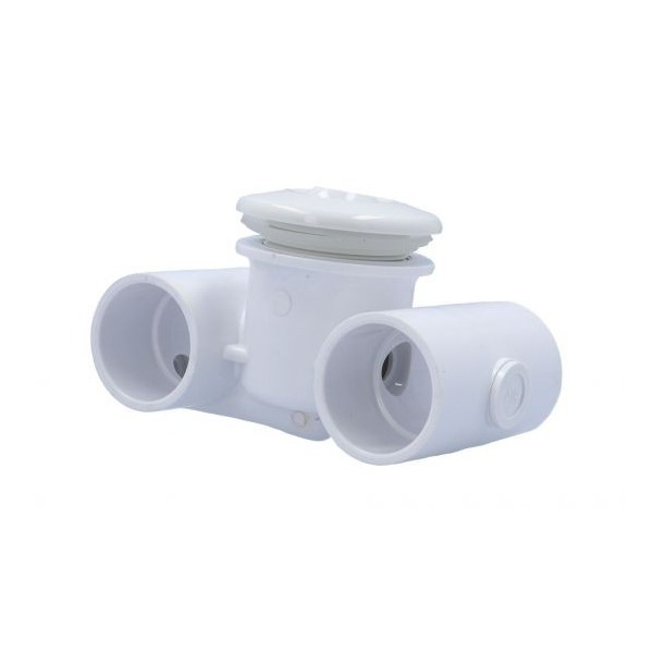Jet Assembly, HydroAir Hydro-Jet, Standard, 1-1/2"S Water x 1-1/2"S Air, Black : 10-5100