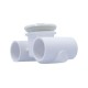 Jet Assembly, HydroAir Hydro-Jet, Standard, 1-1/2"S Water x 1-1/2"S Air, Black : 10-5100