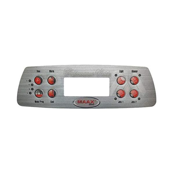 Overlay, Spaside, Coleman 460, 8-Button, Time-Warm-Light-Blower, Mode/Prog-Cool-Jets1-Jets2, For 103741 : 107736