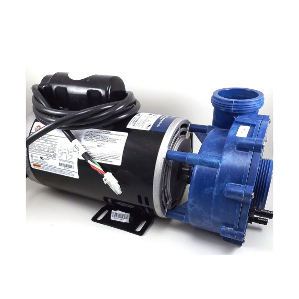 Pump, Gecko, 2018, 7Hp-230V-56Fr-2Spd, Blue W/E, 8Ft 4 Pin Amp, Unions : 07830001-2370