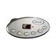 Spaside Control, Jacuzzi J-300, 2007-Plus, Oval, 6-Button, LED, Up-Down-Light-Light-Pump1-Pump2 : 2600-328