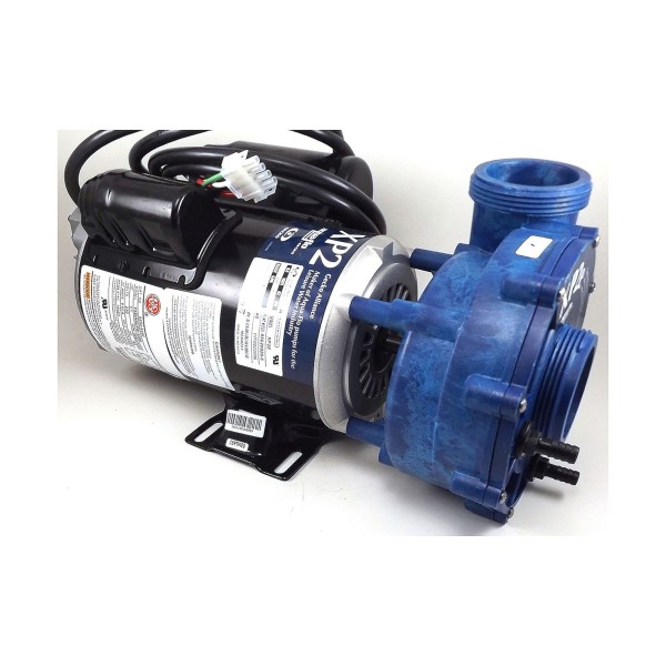 Pump, Gecko, 2018, 6Hp-Spl-230V-48Fr-2Spd, Blue W/E, 8Ft 4 Pin Amp, Unions : 05620020-5370