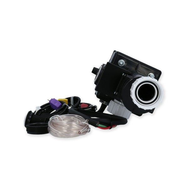 Control System, Air, HydroQuip CS500, 230V, 4.5kW, Pump1 120V, Blower 120V, Light 120V HOT, w/ Time Clock: CS-500T-C
