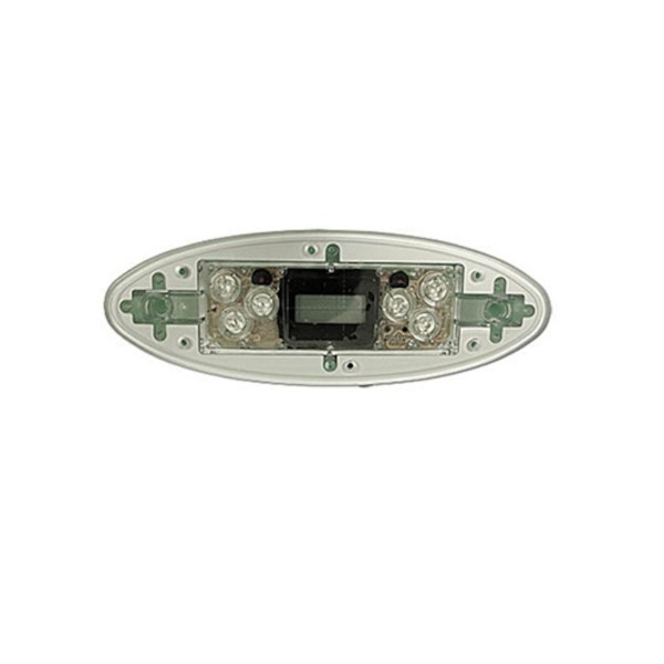 Spaside Control, Marquis Balboa MTSUV 2003 Only, Oval, 6-Button, LCD, No Overlay, w/8 Pin Molex Plug & Zone: 650-0523