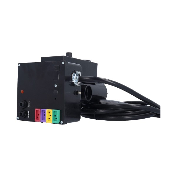 Control System, Air, HydroQuip CS500, 120V, 1.1kW, Pump1 120V, Blower 120V, Light 120V HOT, w/ Time Clock : CS500T-A