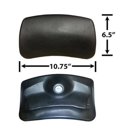 *TEMPORARILY NOT AVAILABLE* Pillow, Cal Spa, F-O-Y Recess Pillow, Black, 10.5" x 6.5" : ACC01401101