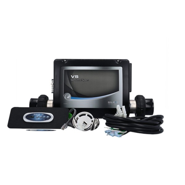 Control System, Kit, Balboa VS501Z, Conv. 1.4/5.5kW, Pump1, Blower/Pump2 1 Spd, w/AMP Cords & VL200 Spaside : 54220