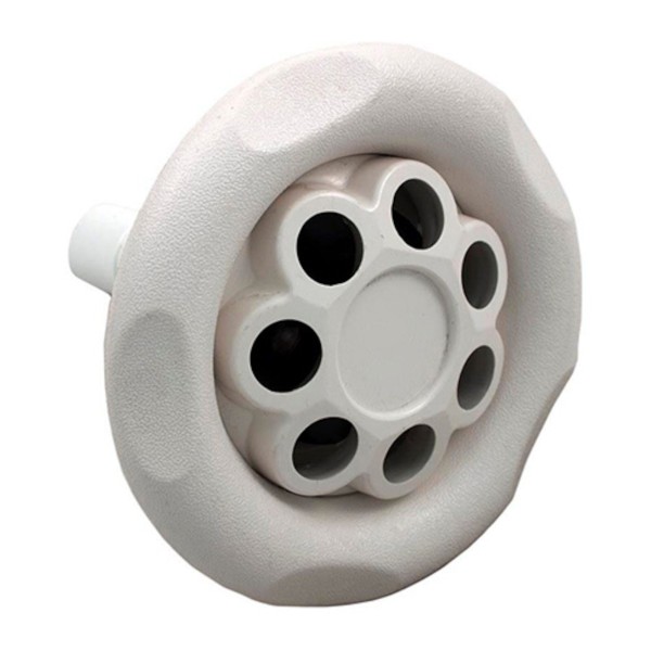 Wall Fitting, Jet, HydroAir, Gunite, 1-1/2" Slip, No Internal Threads, White : 30-3801S-WHT