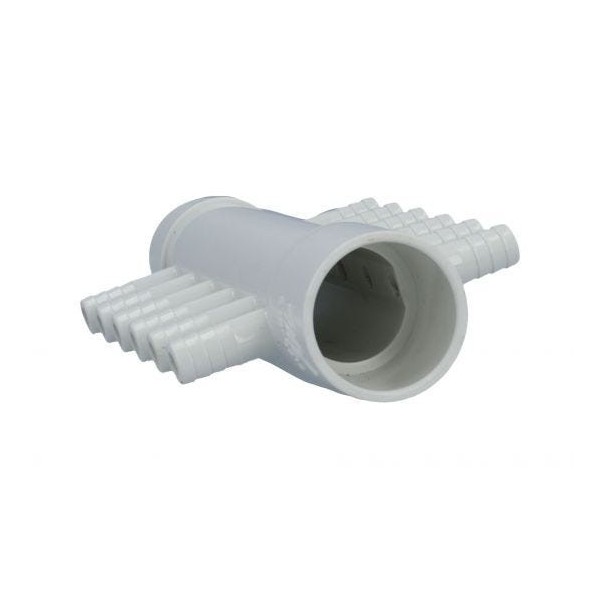 Manifold, PVC, Waterway, 1"S x 1"Spg x 12 3/8"RB Ports : 672-0410