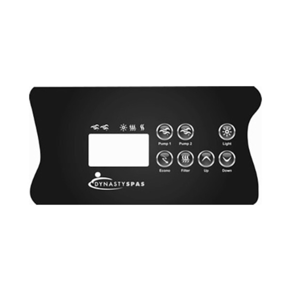 Overlay, Dynasty, K-85, IN.XE, 2-Pump, 7-Button, 2011, w/Dynasty Logo : 14230