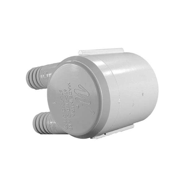 Manifold, PVC, Waterway, 2"S x Dead End x 2 3/4"RB Ports : 672-7160