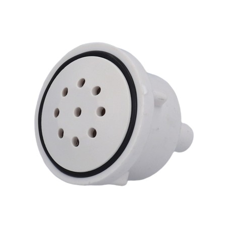 Air Injector, Waterway Top-Flo Straight, 3/8" Barb, White : 670-2290