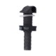 Wall Fitting, Waterway, Nozzle, Dark Silver : 670-2009DSG