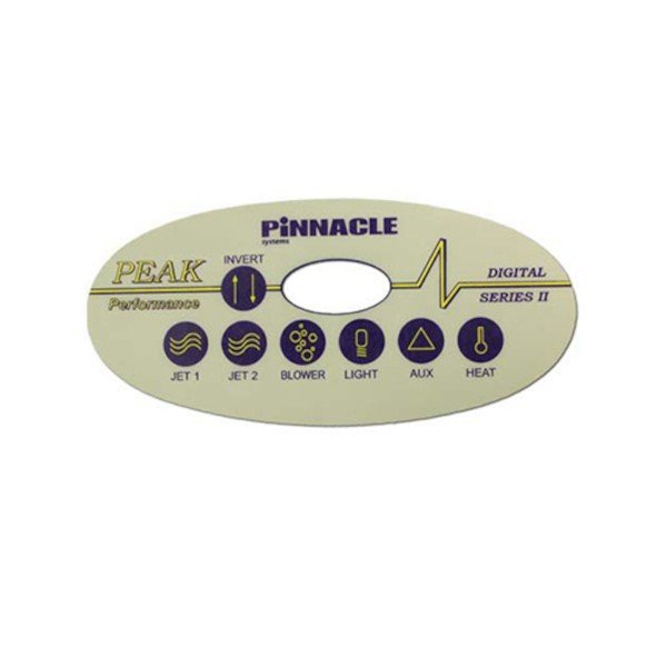 Overlay, Spaside, CTI, 7-Button, Jets-Jets-Blower-Aux, For PP-101 : OL-1503A