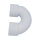 Fitting, PVC, U-Bend, 1-1/2"S x 1-1/2"S : 429-4000