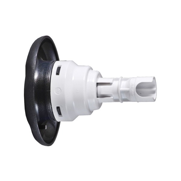Jet Internal, Waterway Poly Storm, Rotating, 4" Face, Textured, 5-Scallop, Dark Silver/Sterling Silver : 212-8149DSG-STS