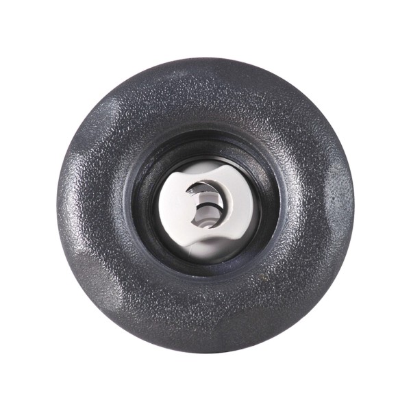 Jet Internal, Waterway Poly Storm, Rotating, 4" Face, Textured, 5-Scallop, Dark Silver/Sterling Silver : 212-8149DSG-STS