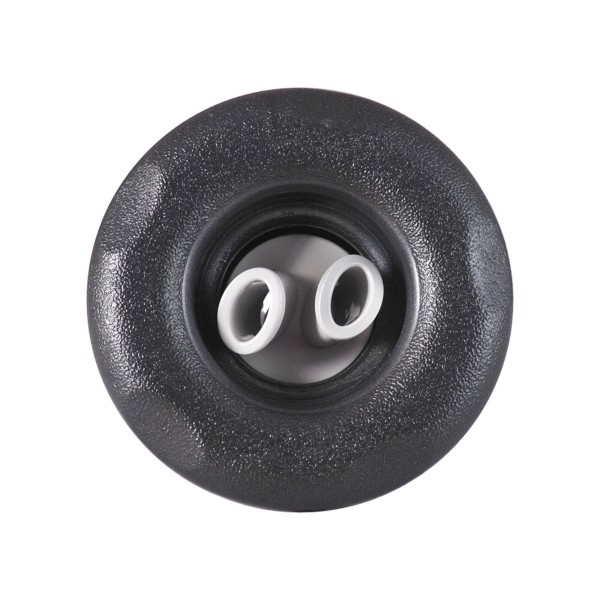 Jet Internal, Waterway Poly Storm, Dual Rotating, 4" Face, Smooth, 5-Scallop, Dark Silver/Sterling Silver : 212-8179DSG-STS