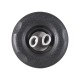 Jet Internal, Waterway Poly Storm, Dual Rotating, 4" Face, Smooth, 5-Scallop, Dark Silver/Sterling Silver : 212-8179DSG-STS
