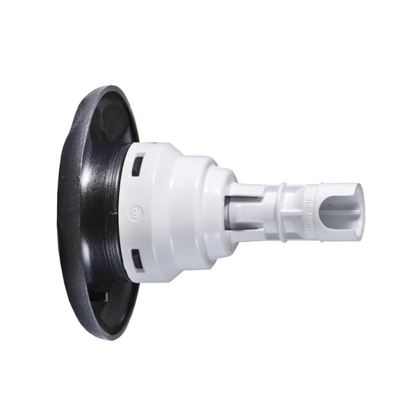 Jet Internal, Waterway Poly Storm, Dual Rotating, 4" Face, Smooth, 5-Scallop, Dark Silver/Sterling Silver : 212-8179DSG-STS