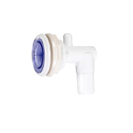Body Assembly, Jet, Waterway Threaded Cluster Storm, 3/4"SB Water x 3/8"RB Air, 1-1/2" Hole Size : 228-1560G