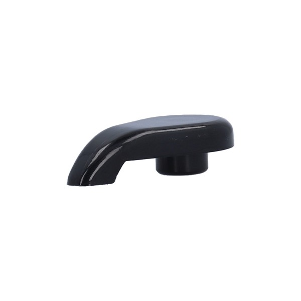 Handle, Air Control, Waterway Top Access, 1", Notched, Black : 662-2101