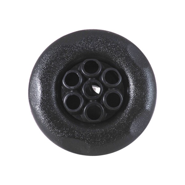 Jet Internal, Waterway Poly Storm, Massage, 4" Face, Smooth, 5-Scallop, Black : 212-8151