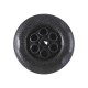 Jet Internal, Waterway Poly Storm, Massage, 4" Face, Smooth, 5-Scallop, Black : 212-8151