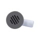 Drain, Waterway, 2"Face, 90°, 3/4"Barb, 1-1/4"Hole w/Cover, Gray : 640-0427
